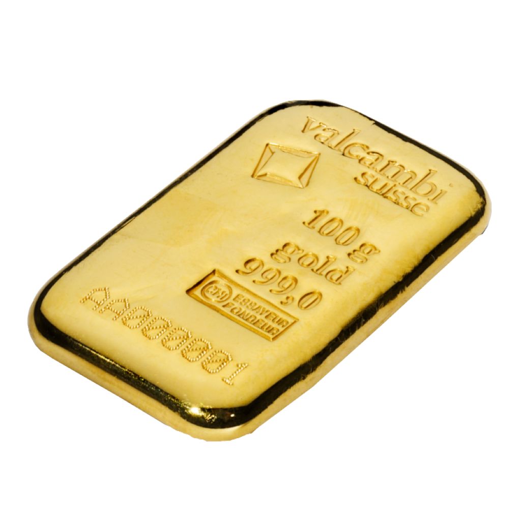 AG valcambi 100g(999.9) Gold Bar