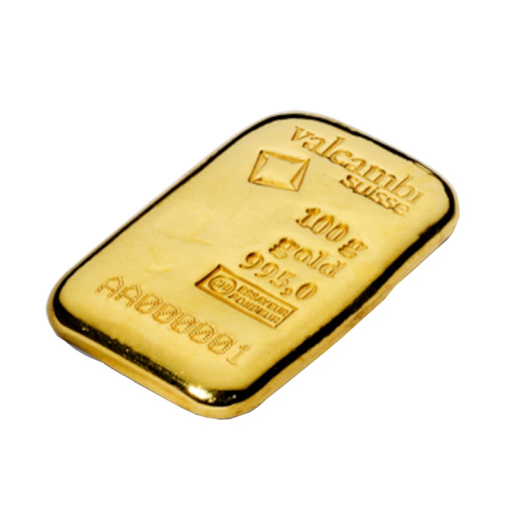 AG valcambi 100g(995,0) Gold Bar