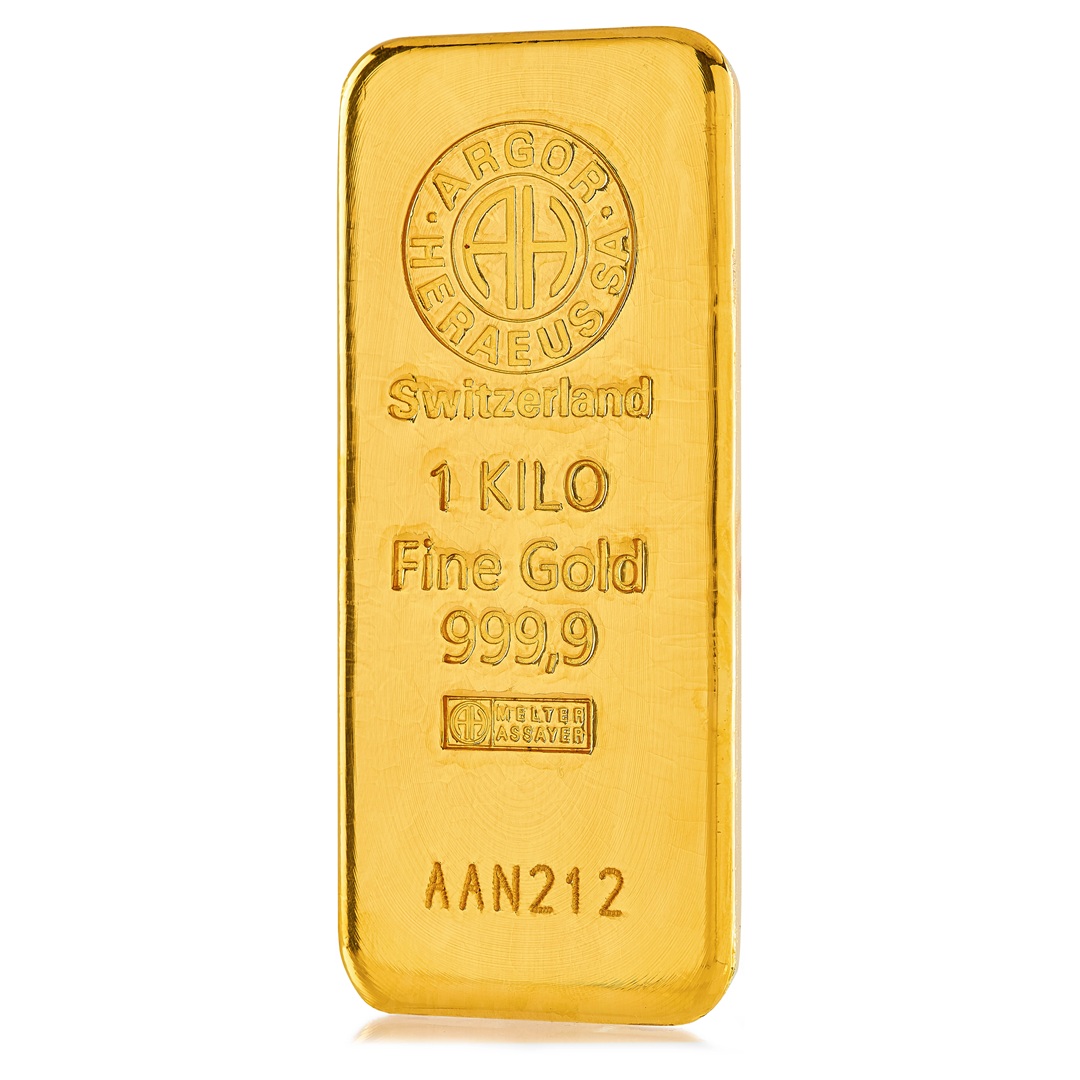 AG argor-heraeus 1000g(999,0) Gold Bar