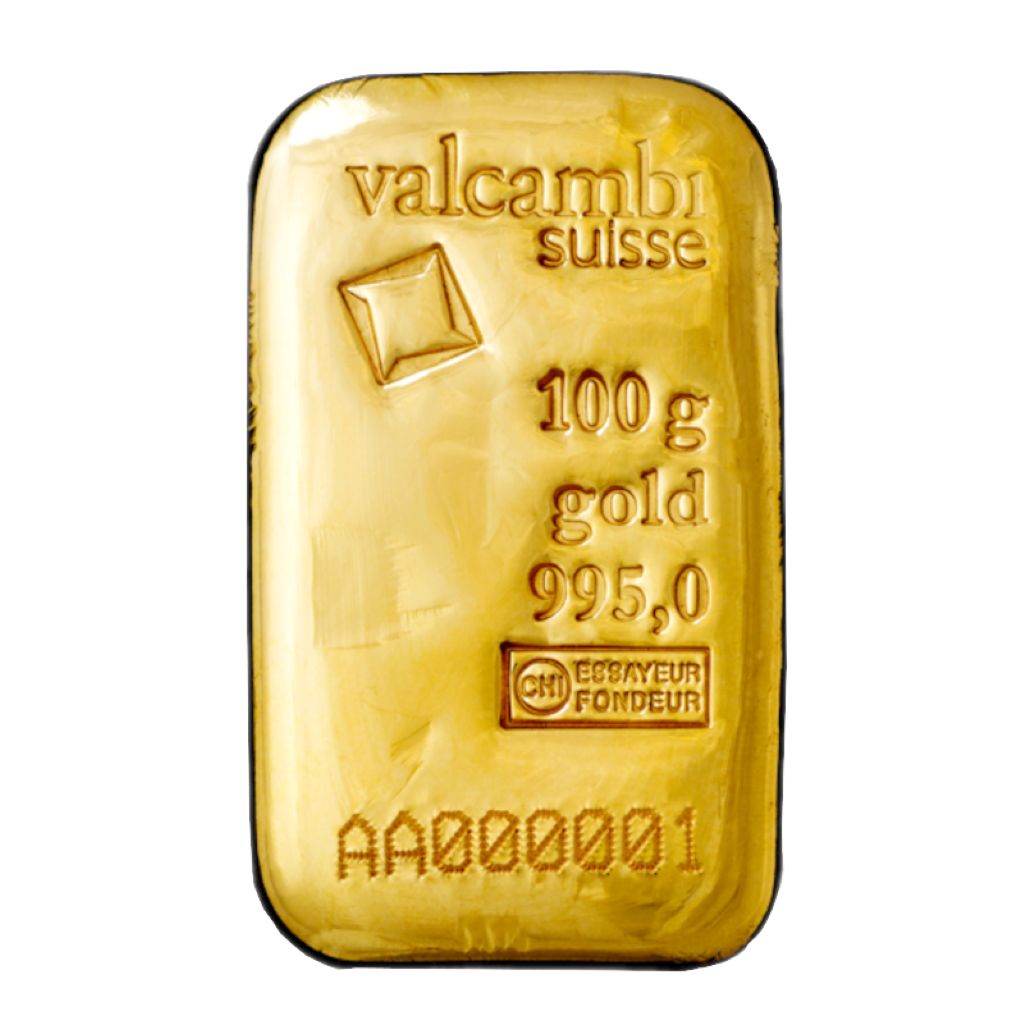 AG valcambi 100g(995,0) Gold Bar